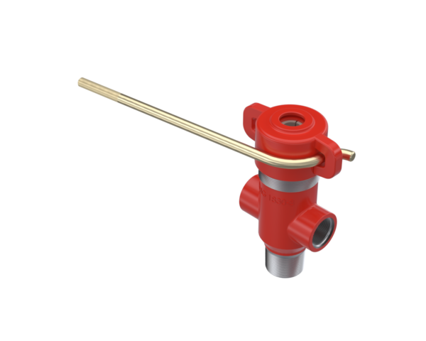 LLAVE ACODADA PARA TEE PRENSAS CON ASAS